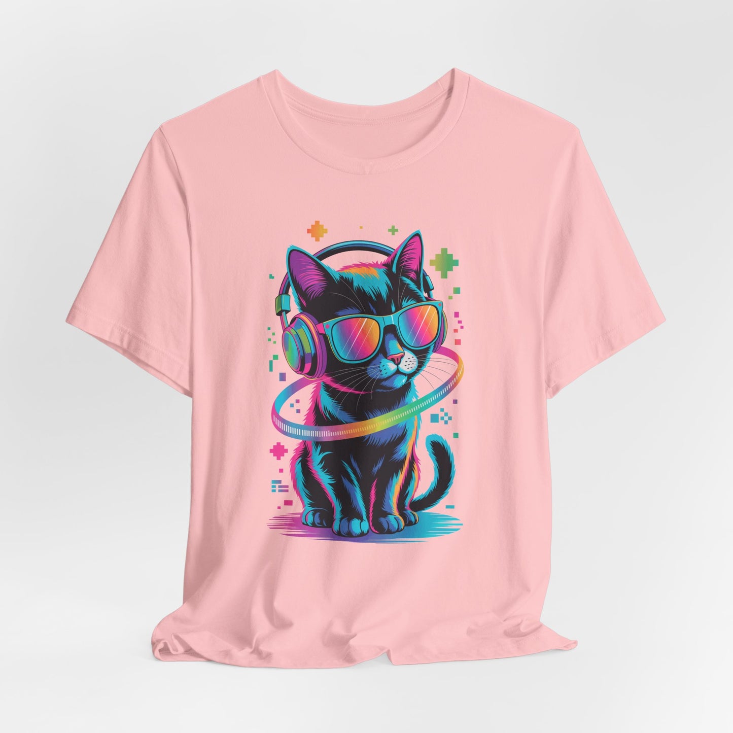 DJ Kitty Beats T-Shirt Music Headphones Cat Beat Vibes