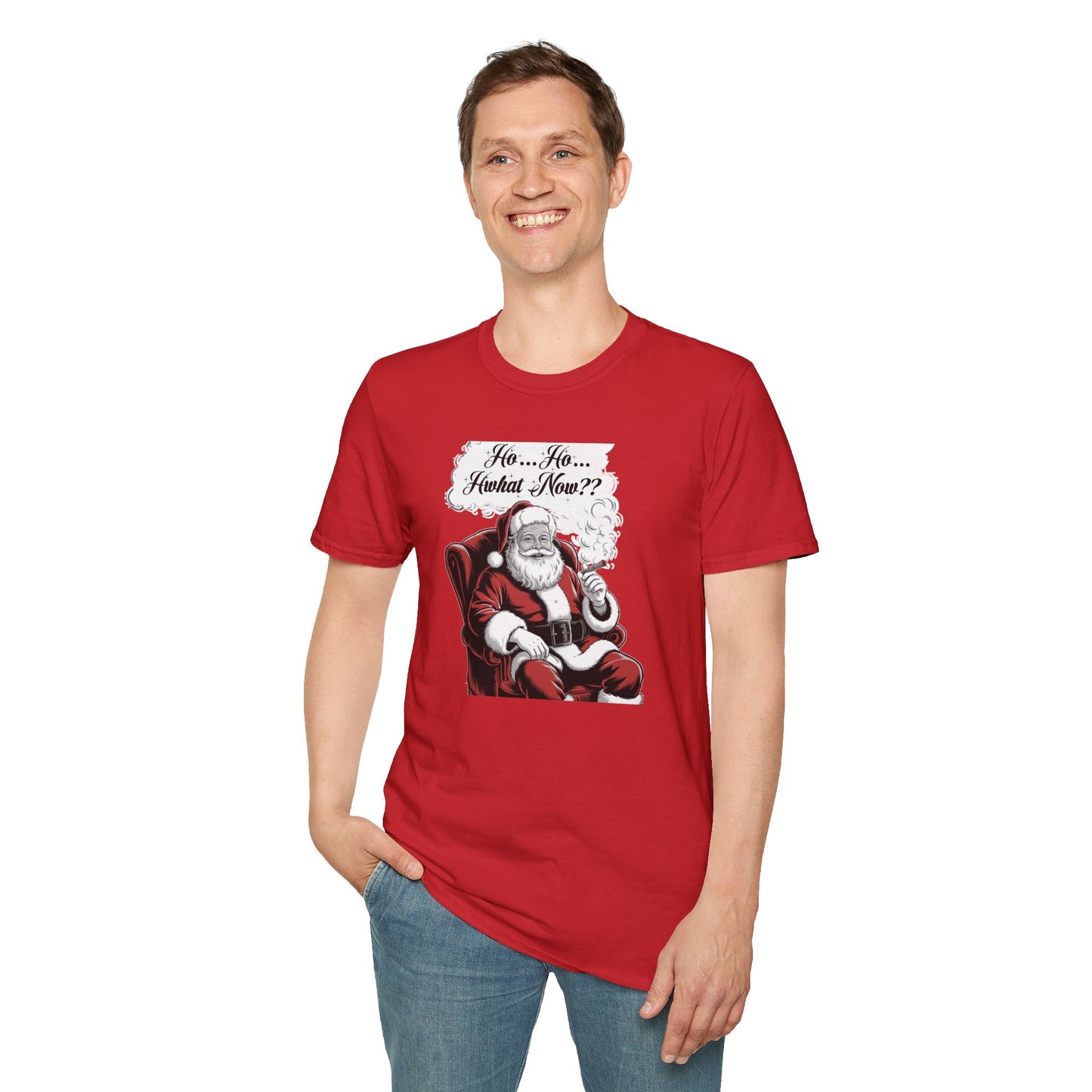 Santa Spliffy Christmas T-Shirt, Unisex Holiday Tee, Humor Shirt, Christmas Gift, Festive Apparel
