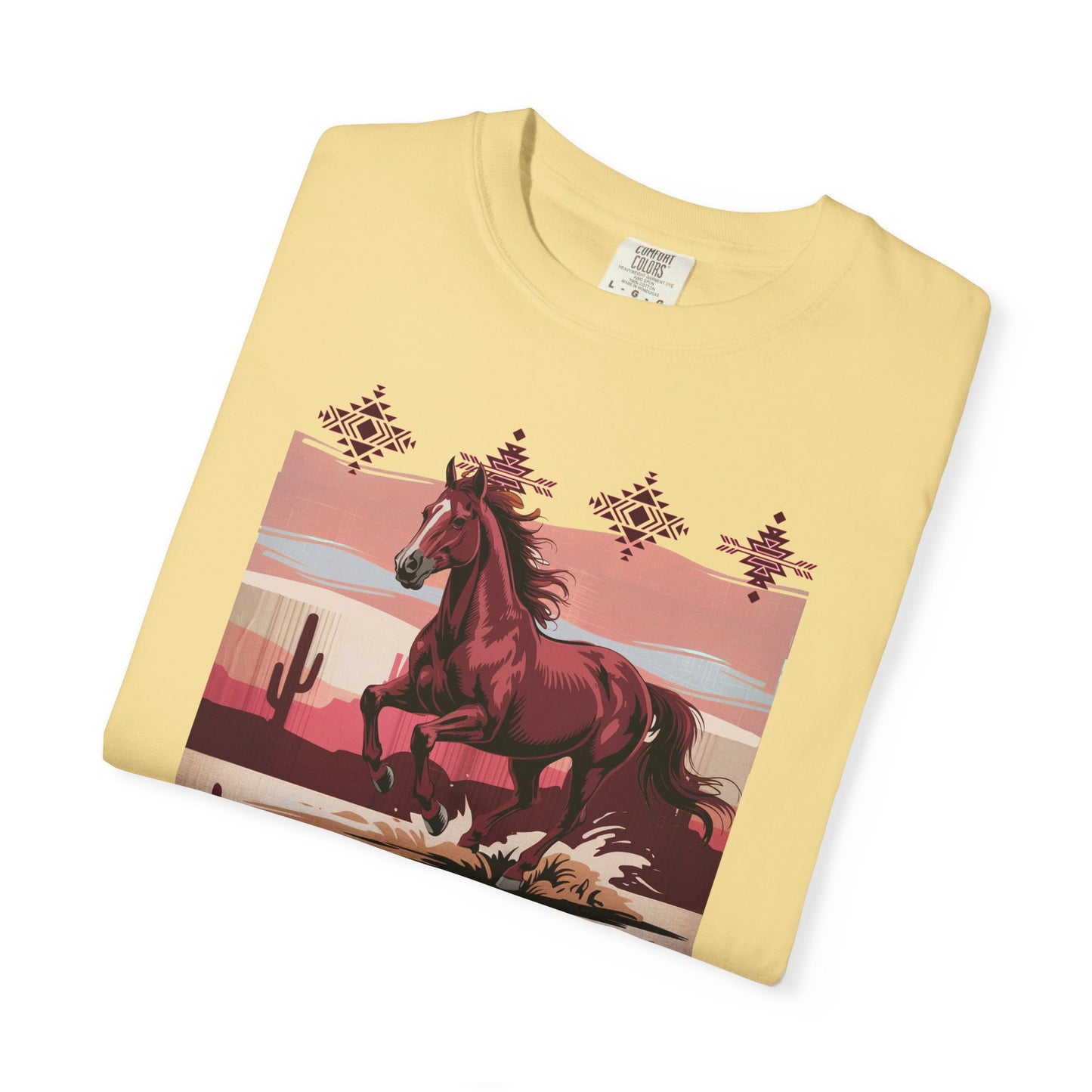 Desert Rose Equine Comfort Tee, Southwestern, Western, Utah, Arizona, Cactus