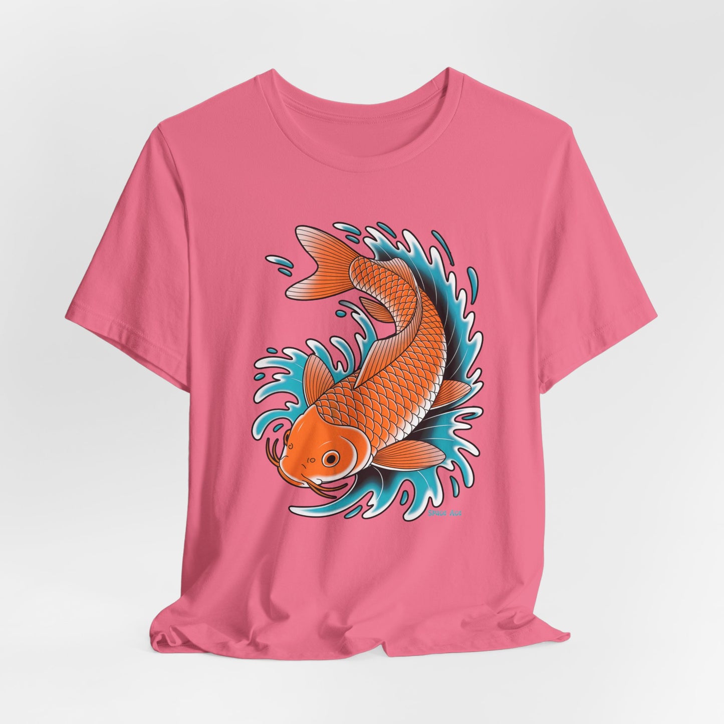 Koi Fish T-Shirt Traditional Tattoo