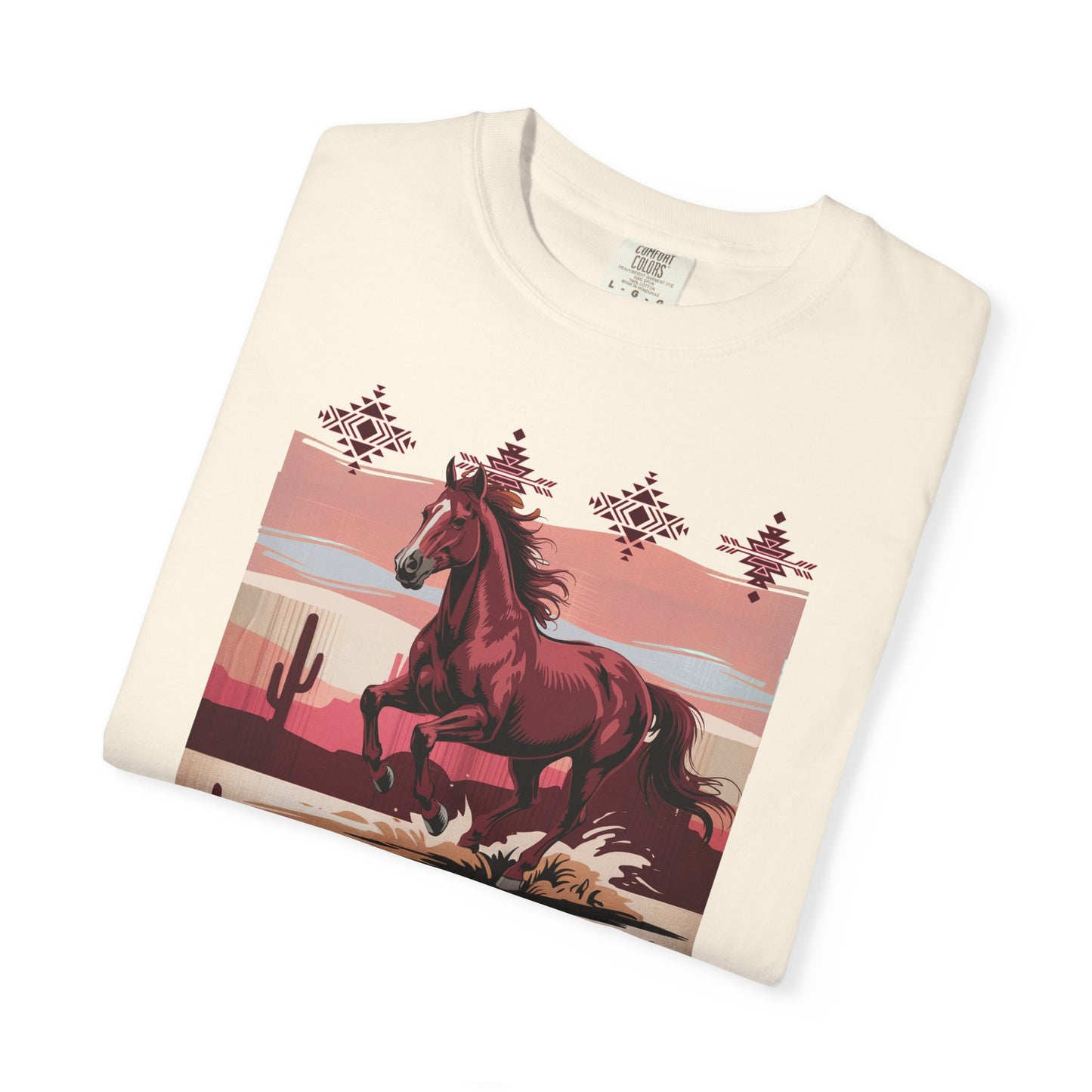 Desert Rose Equine Comfort Tee, Southwestern, Western, Utah, Arizona, Cactus