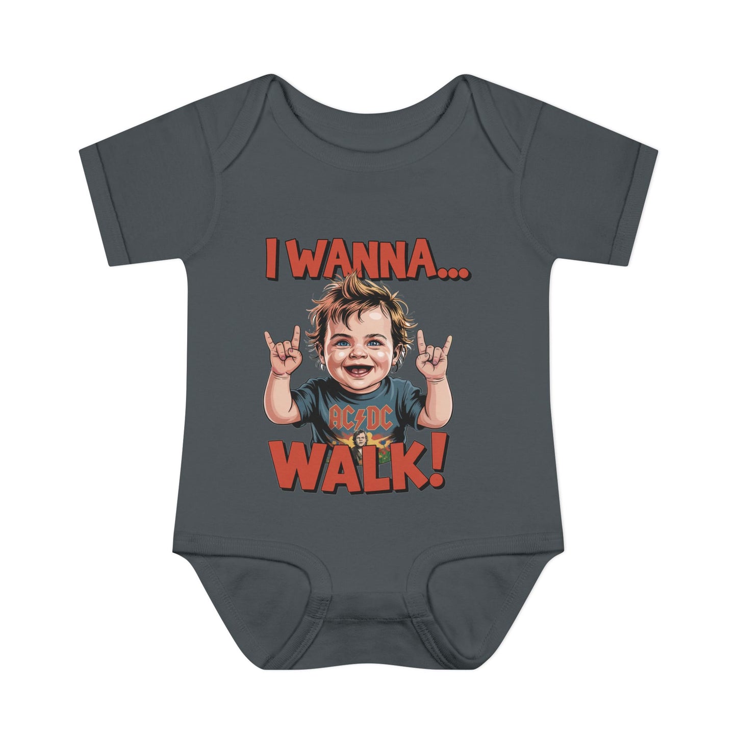 Infant Baby Rock n Roll Bodysuit Cute Baby Gift, New Parent Essentials, Baby Shower Gift, Musical Baby Onesie, Toddler Clothing