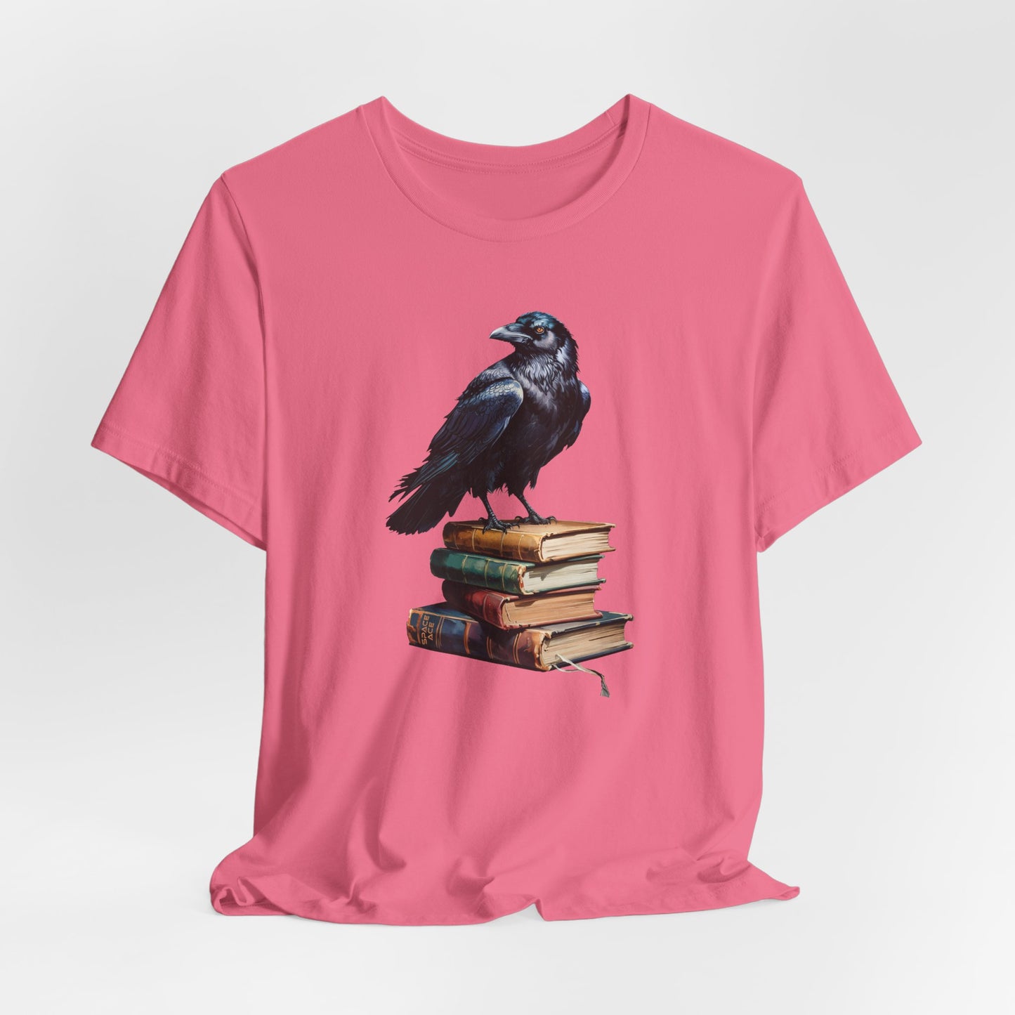 Raven T-Shirt Books Edgar Allan Poe Dark Fantasy
