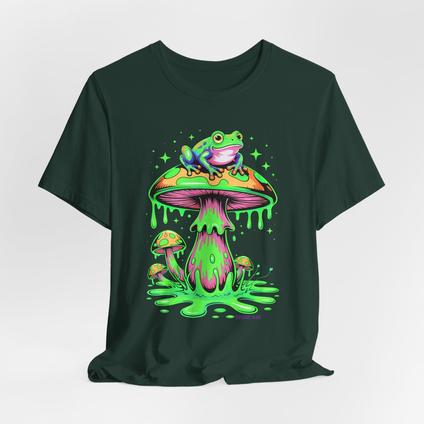 Trippy Mushroom Frog T-Shirt