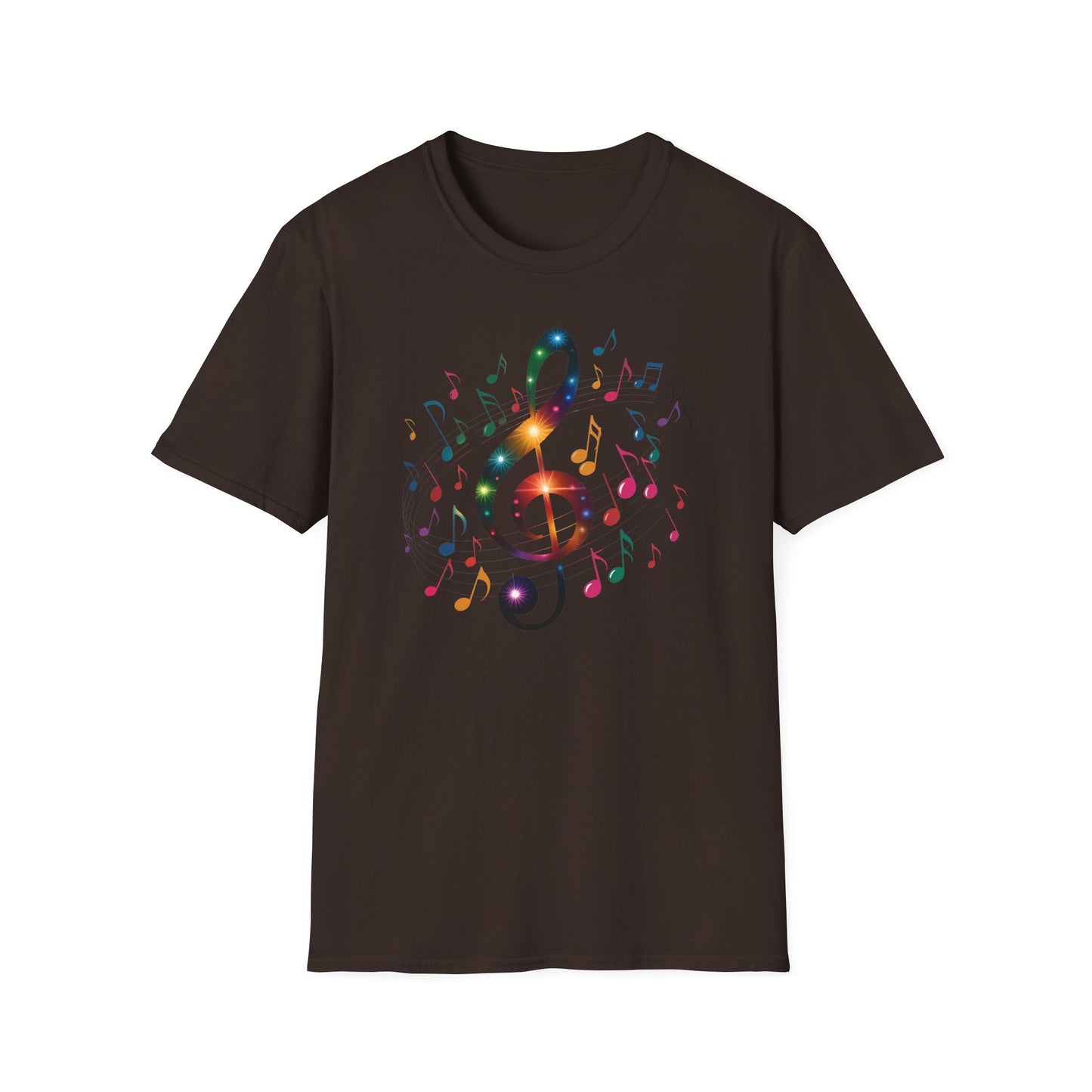 Musical Vibes T-Shirt, Softstyle Tee for Music Lovers, Gifts for Musicians, Concert Wear, Casual Outfits, Music Festival Apparel