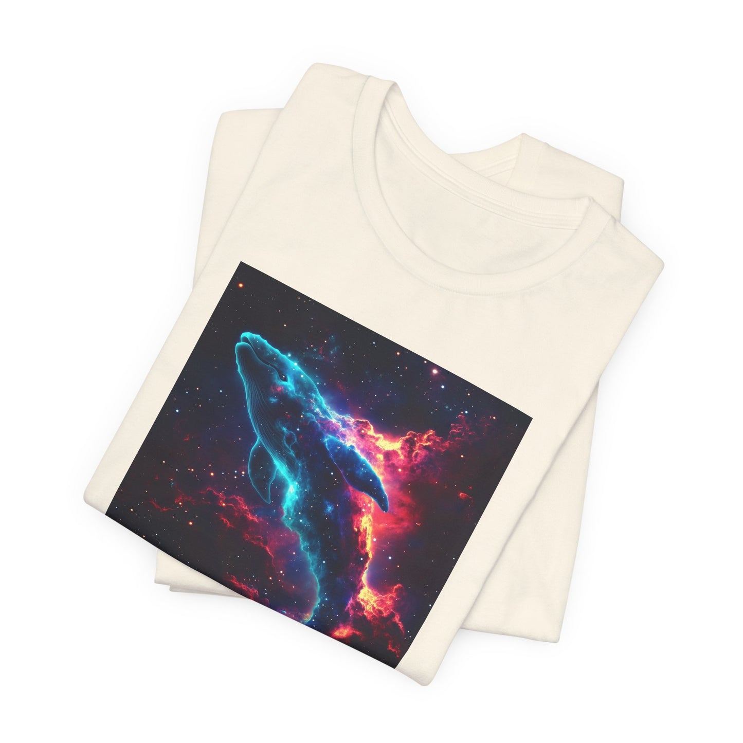 Space Nebula Series - Cosmic Whale T-Shirt
