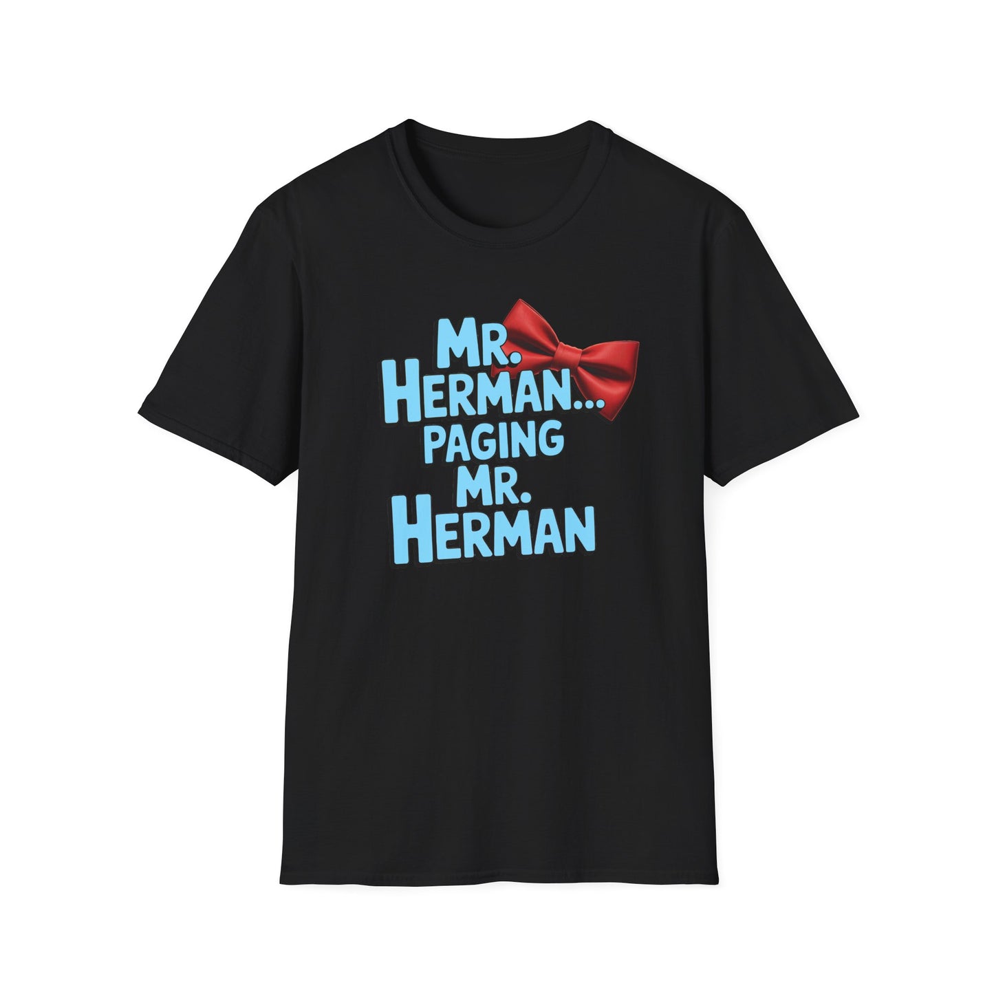 Mr. Herman Unisex T-Shirt, Cartoon Tee, Gift for Him, PeeWee Humor Shirt, Casual Wear, Birthday Present, Novelty Apparel