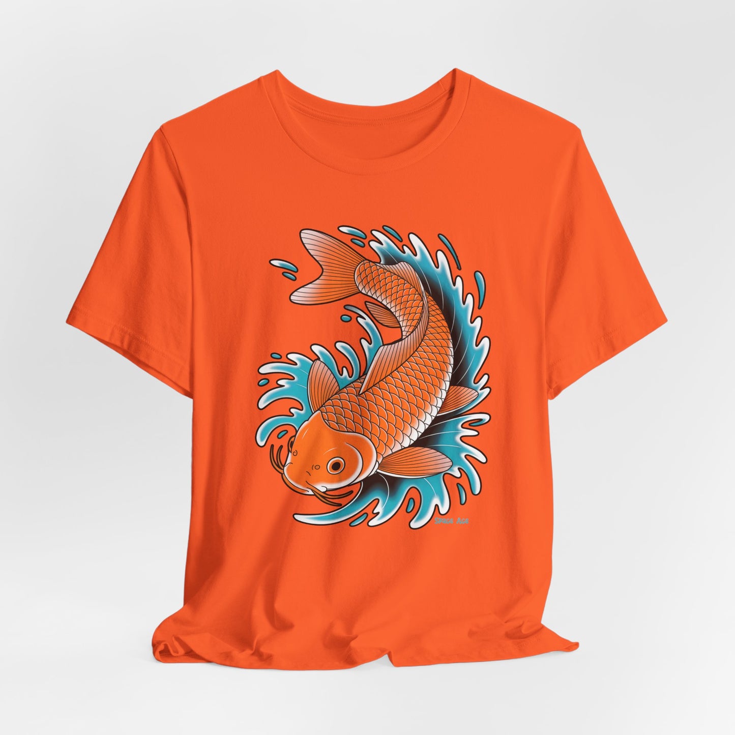 Koi Fish T-Shirt Traditional Tattoo