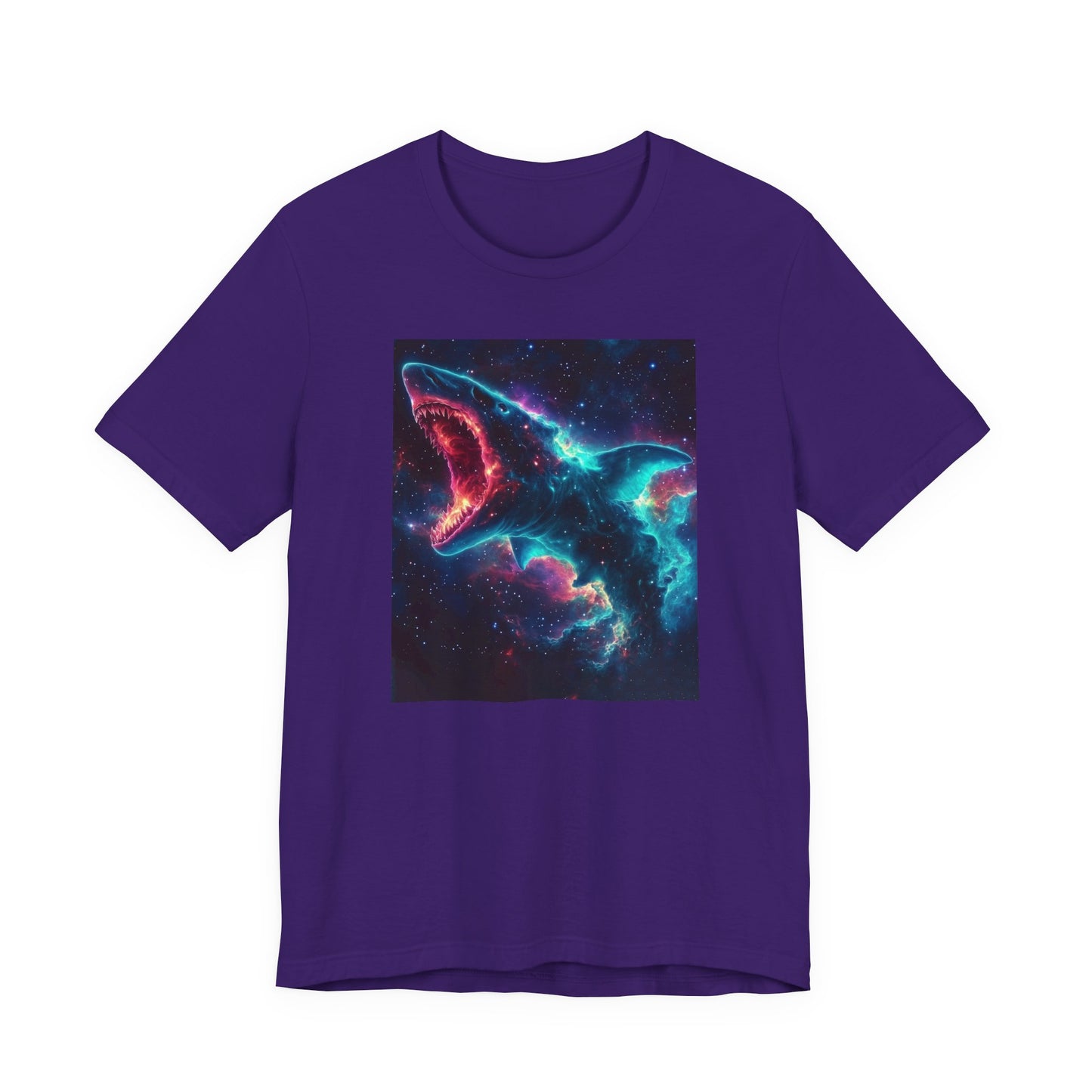 Space Nebula Series - Cosmic Shark T-Shirt