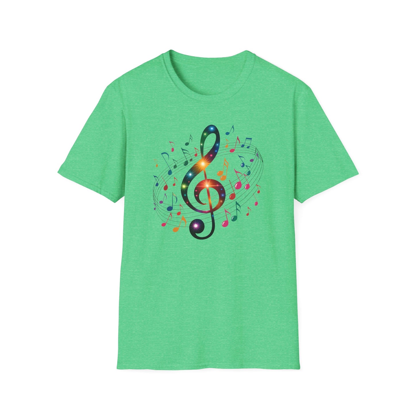 Musical Vibes T-Shirt, Softstyle Tee for Music Lovers, Gifts for Musicians, Concert Wear, Casual Outfits, Music Festival Apparel