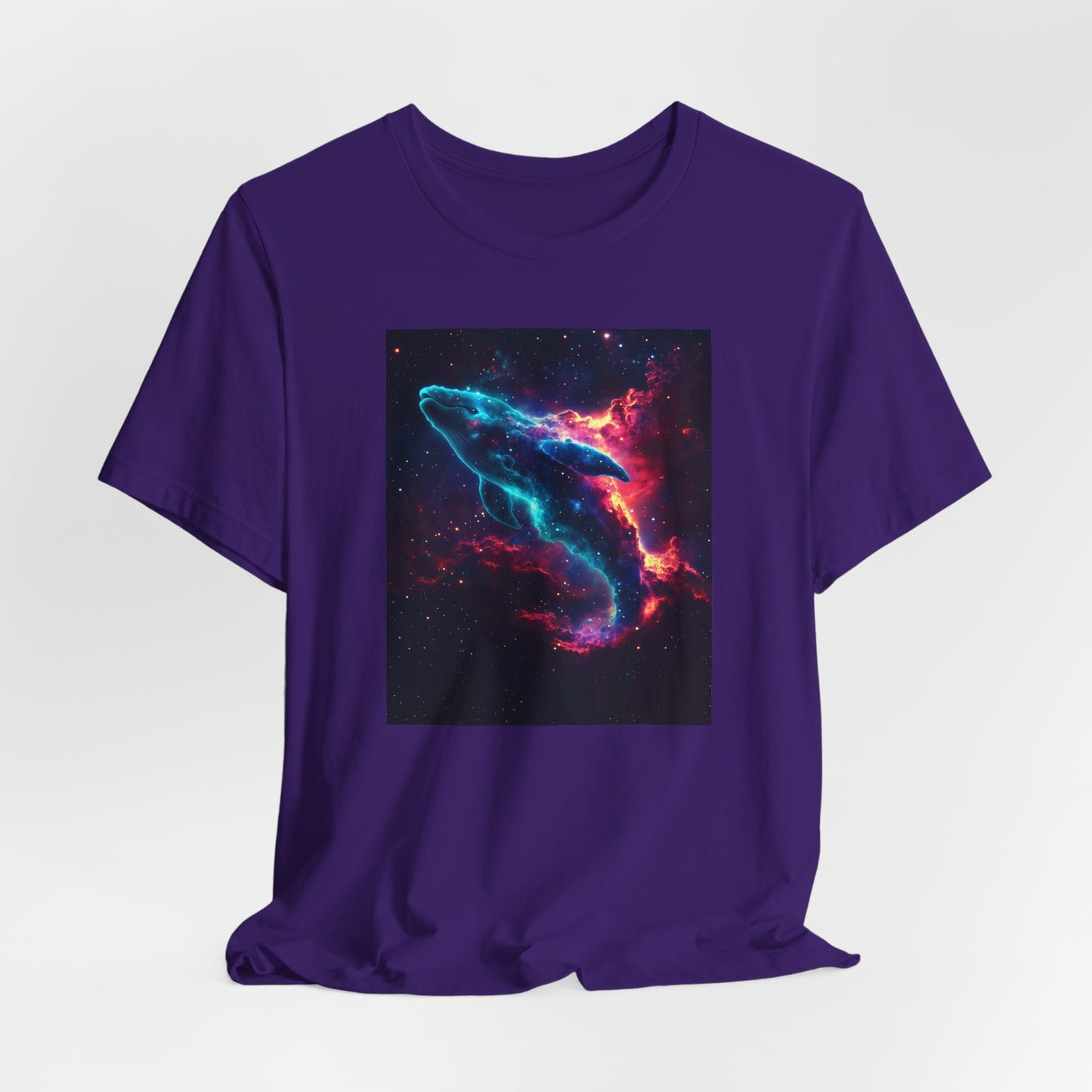 Space Nebula Series - Cosmic Whale T-Shirt