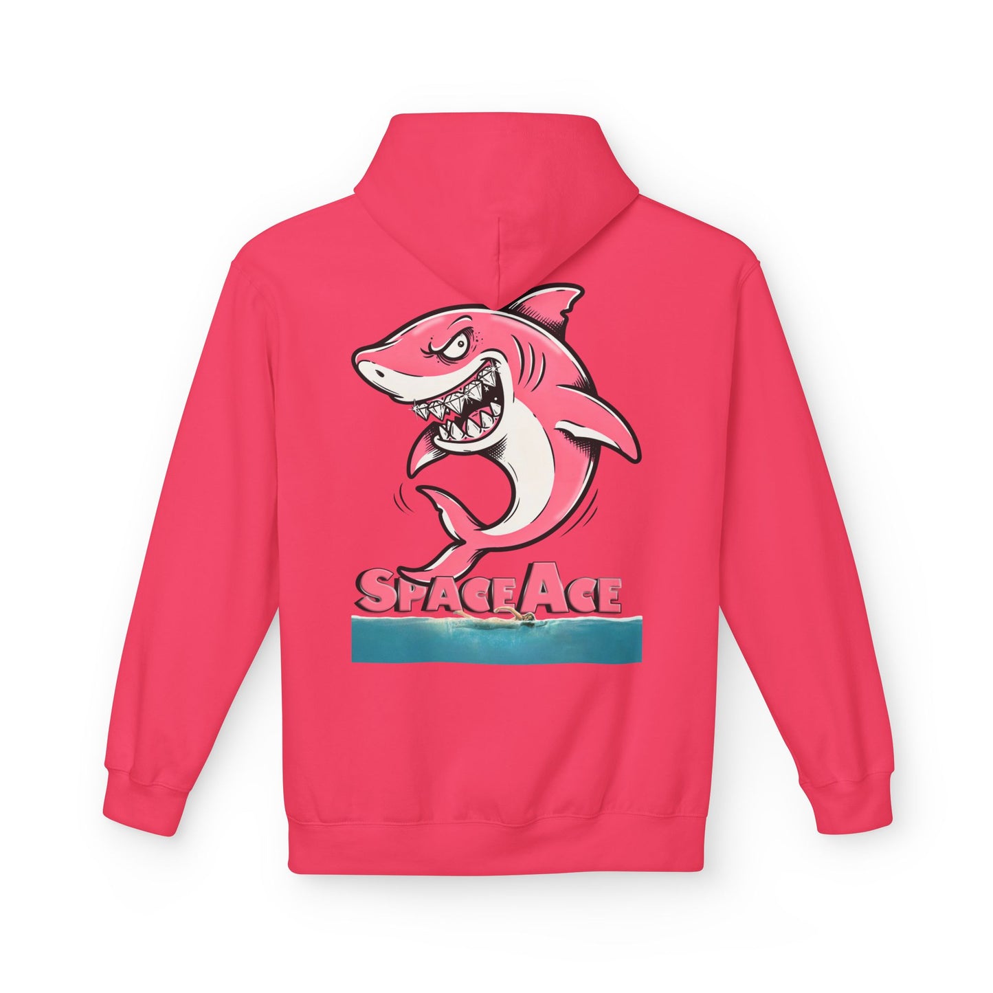 Space Ace Jawsy Hoodie – Retro Surf Graphic Pullover