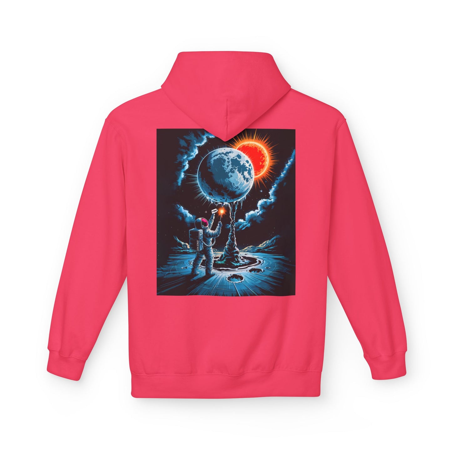 Moon Archinaut Hoodie — Astronaut Retro Vaporwave Graphic Hoodie