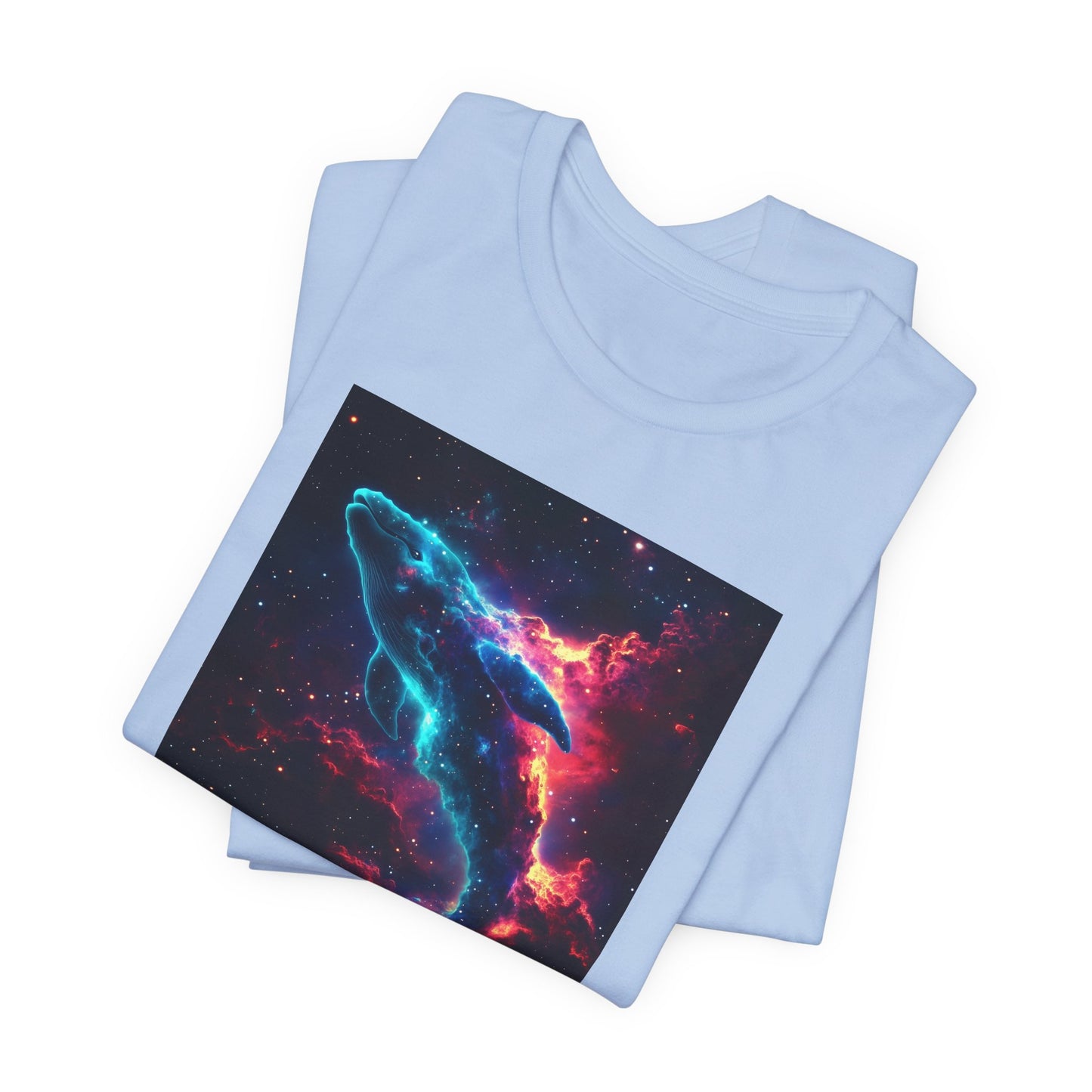 Space Nebula Series - Cosmic Whale T-Shirt