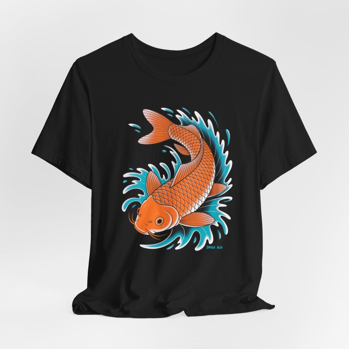 Koi Fish T-Shirt Traditional Tattoo