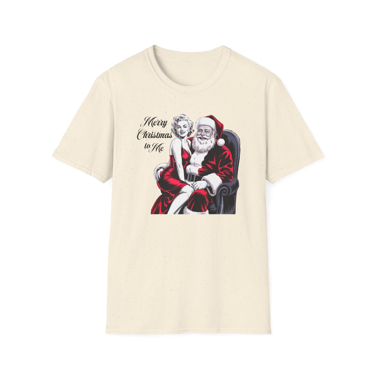 Monroe Christmas T-Shirt, Santa Graphic Tee, Holiday Apparel, Gift for Him/Her, Fun Xmas Top