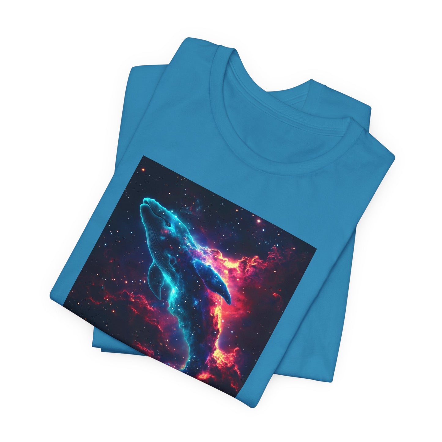 Space Nebula Series - Cosmic Whale T-Shirt
