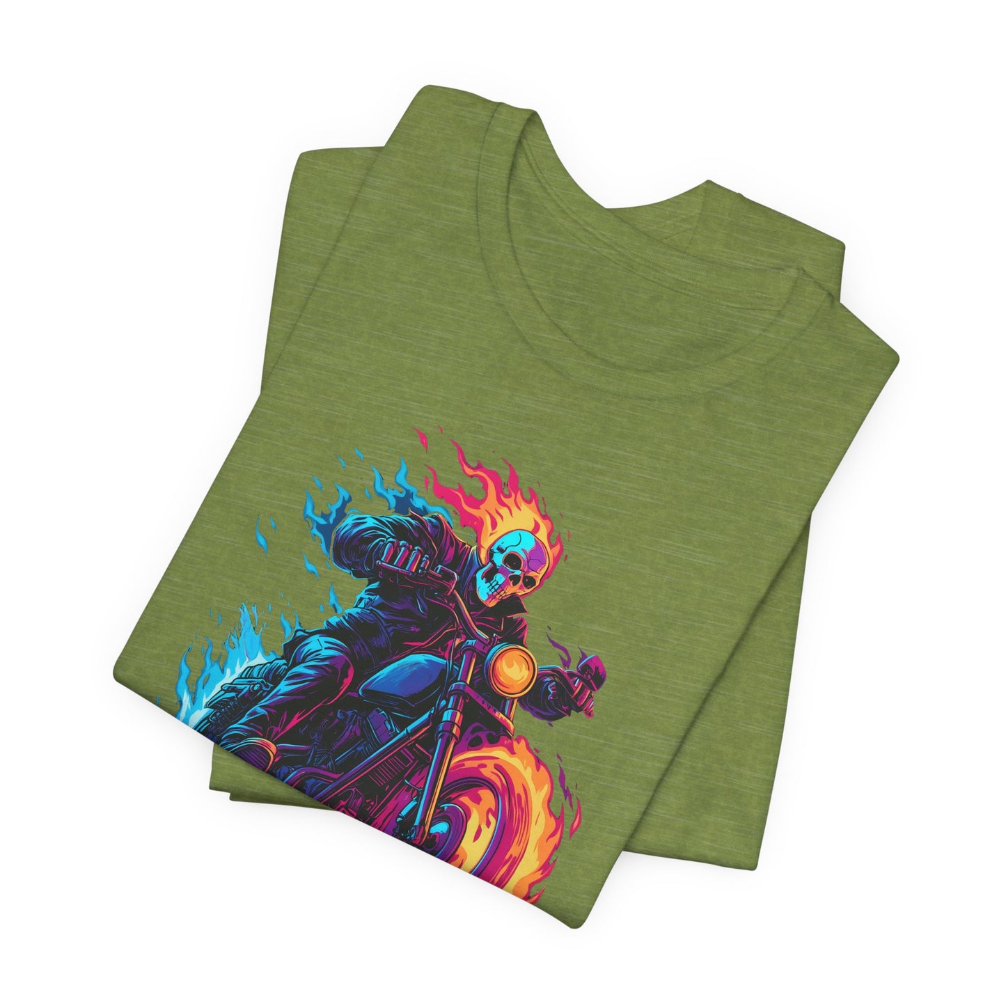Hero Series - Flaming Bike T-Shirt