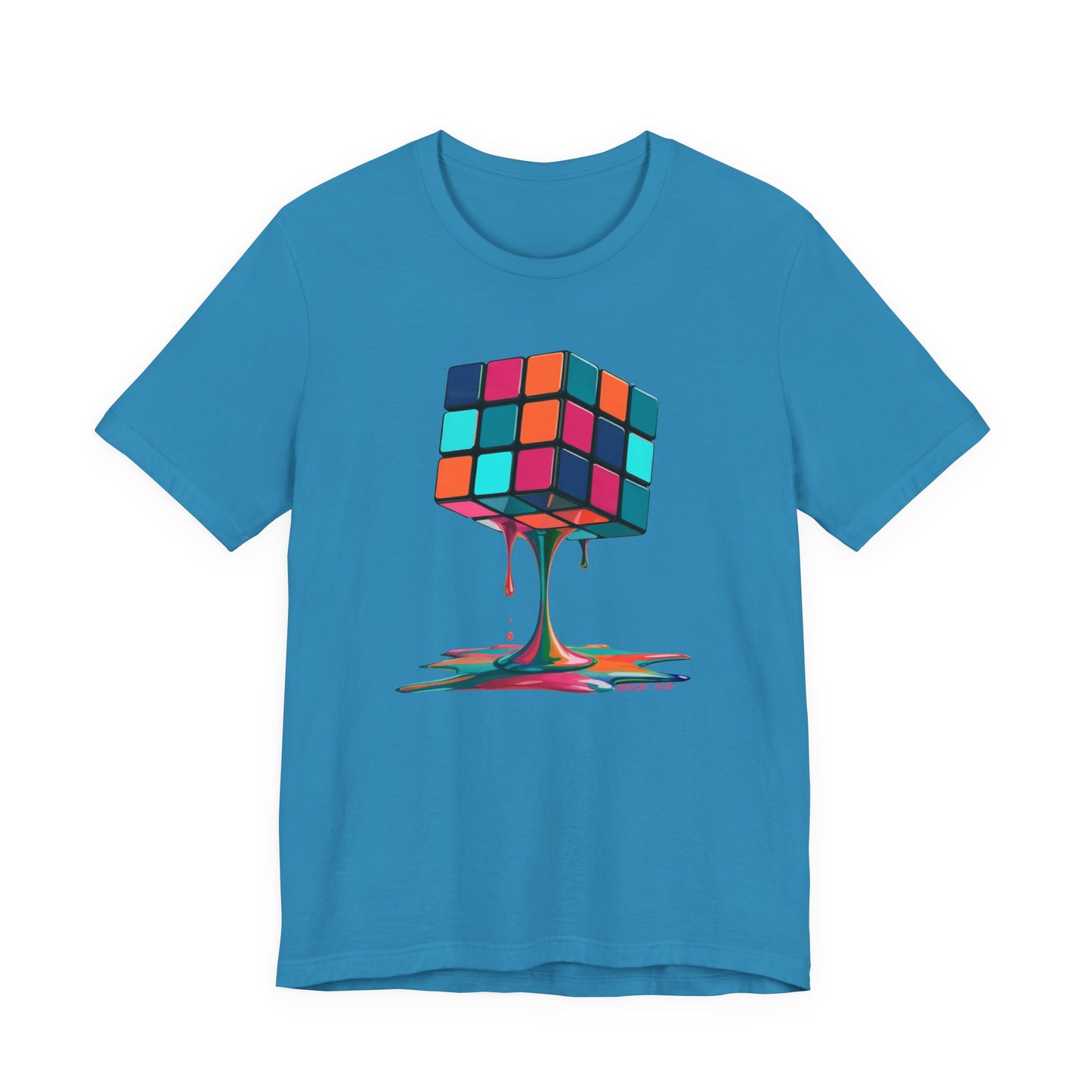 Puzzle Cube Tee, Retro Graphic Shirt, Unisex T-Shirt, Gift for Gamers, Fun Casual Wear, Trendy Street Fashion