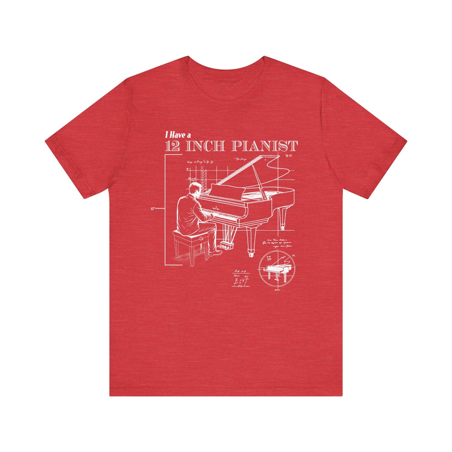 12 Inch Pianist T-Shirt