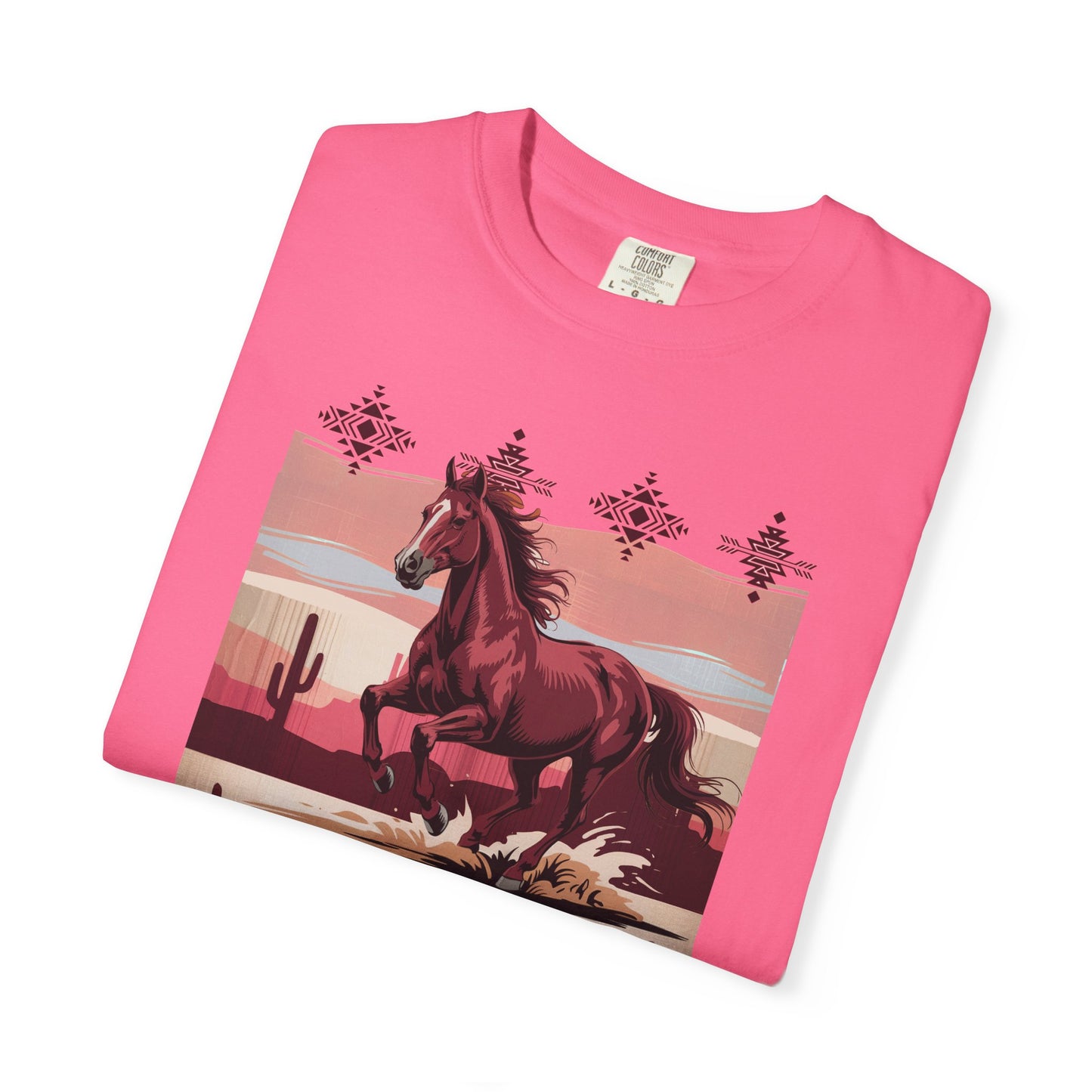 Desert Rose Equine Comfort Tee, Southwestern, Western, Utah, Arizona, Cactus