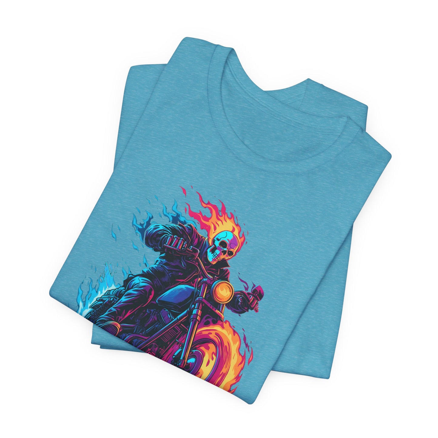 Hero Series - Flaming Bike T-Shirt