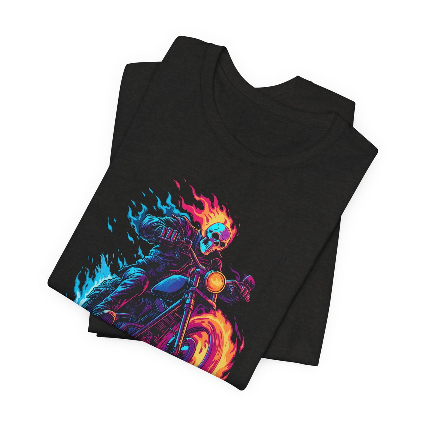 Hero Series - Flaming Bike T-Shirt