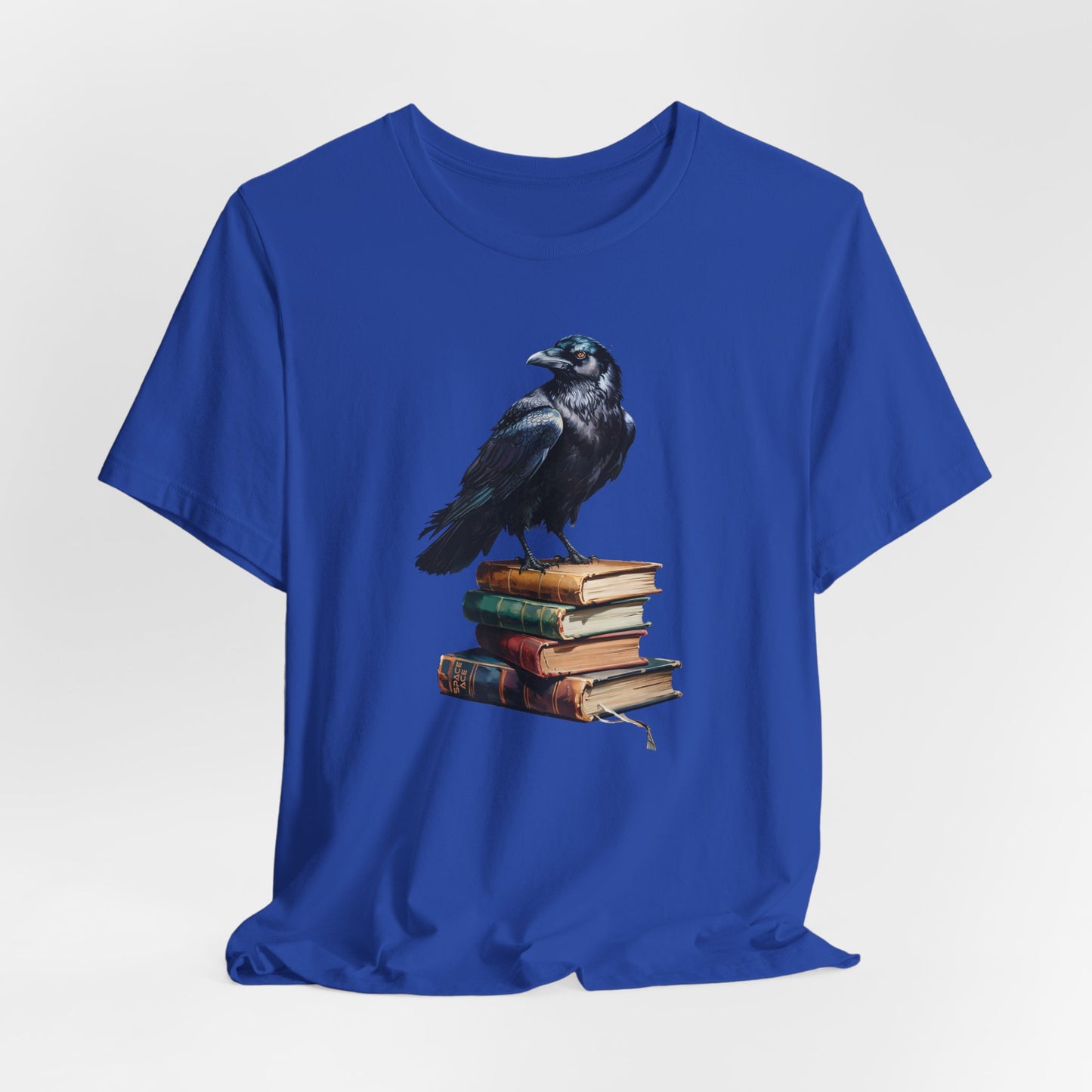 Raven T-Shirt Books Edgar Allan Poe Dark Fantasy