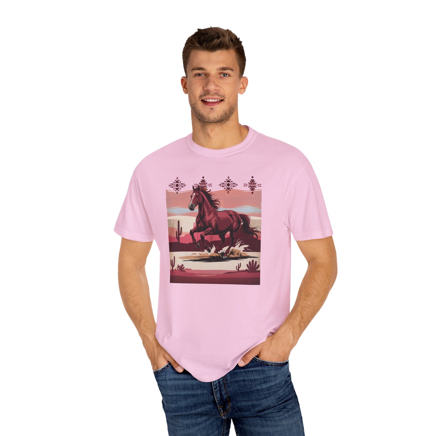 Desert Rose Equine Comfort Tee, Southwestern, Western, Utah, Arizona, Cactus