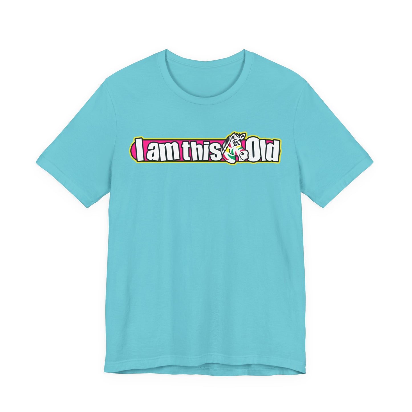 I am this old Fruit Stripe Gum Tshirt, novelty tee, Retro vintage logos
