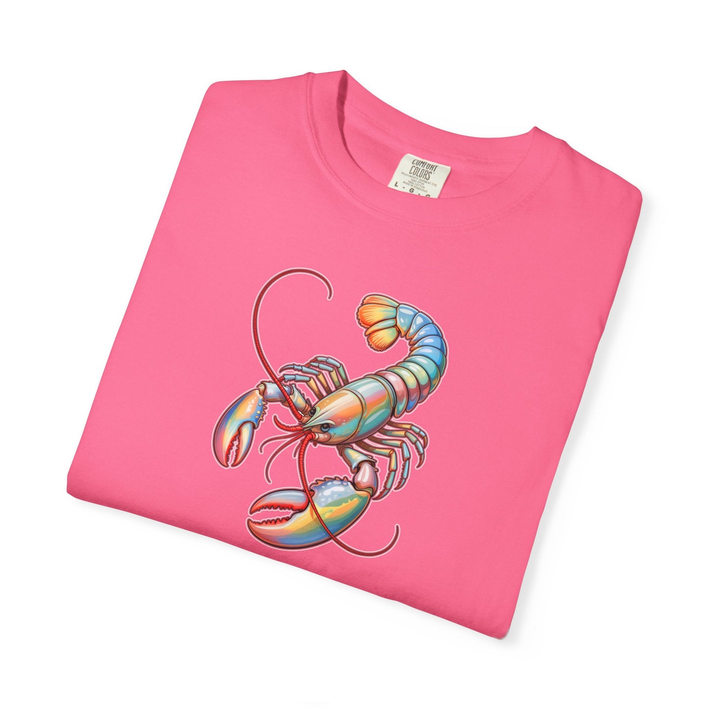Cotton Candy Lobster Mania Graphic T-Shirt