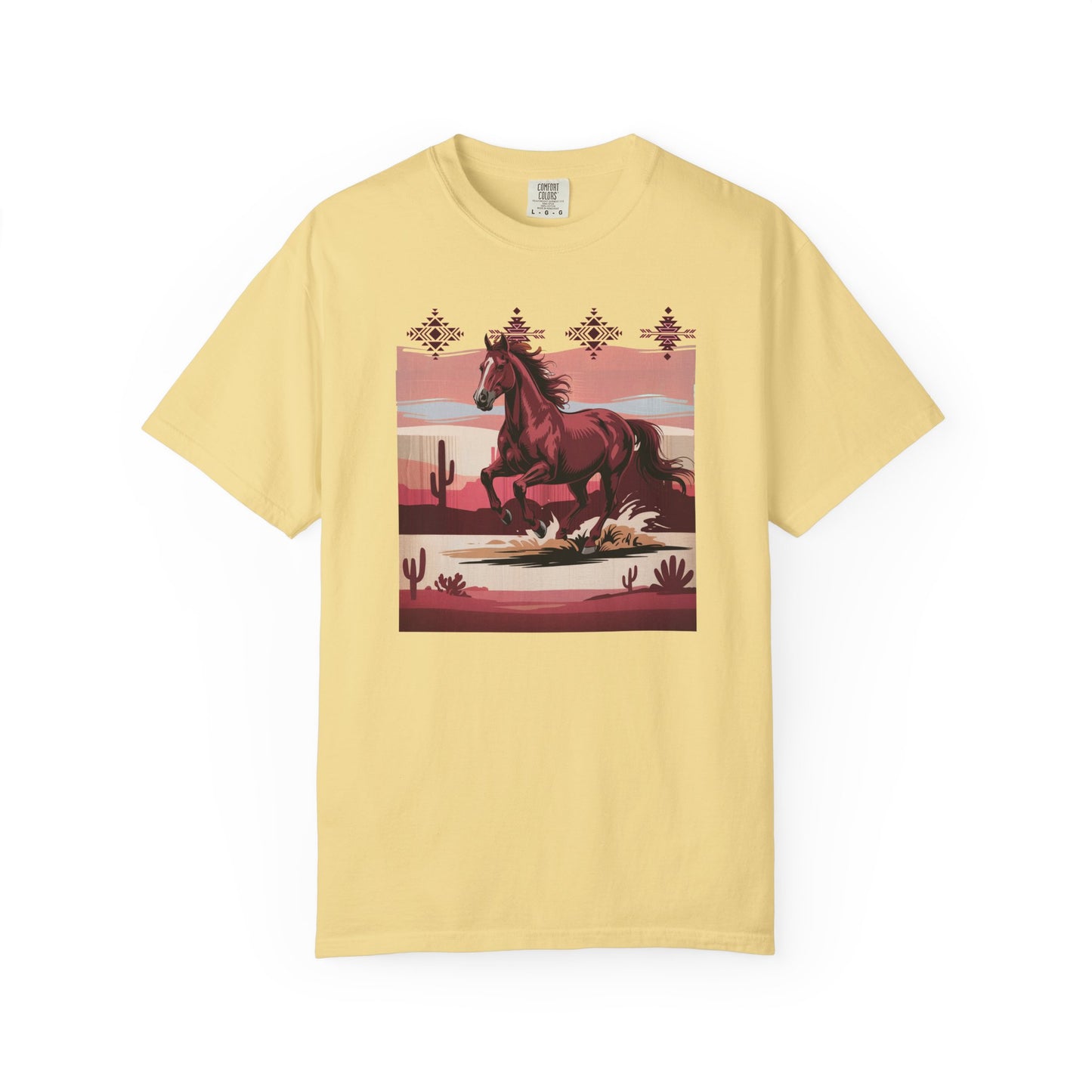 Desert Rose Equine Comfort Tee, Southwestern, Western, Utah, Arizona, Cactus