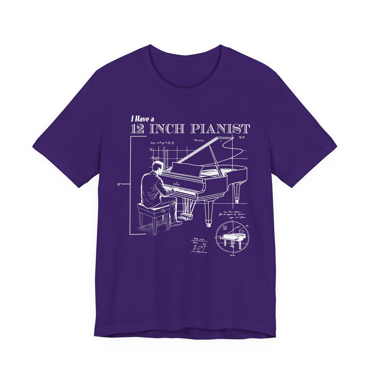 12 Inch Pianist T-Shirt