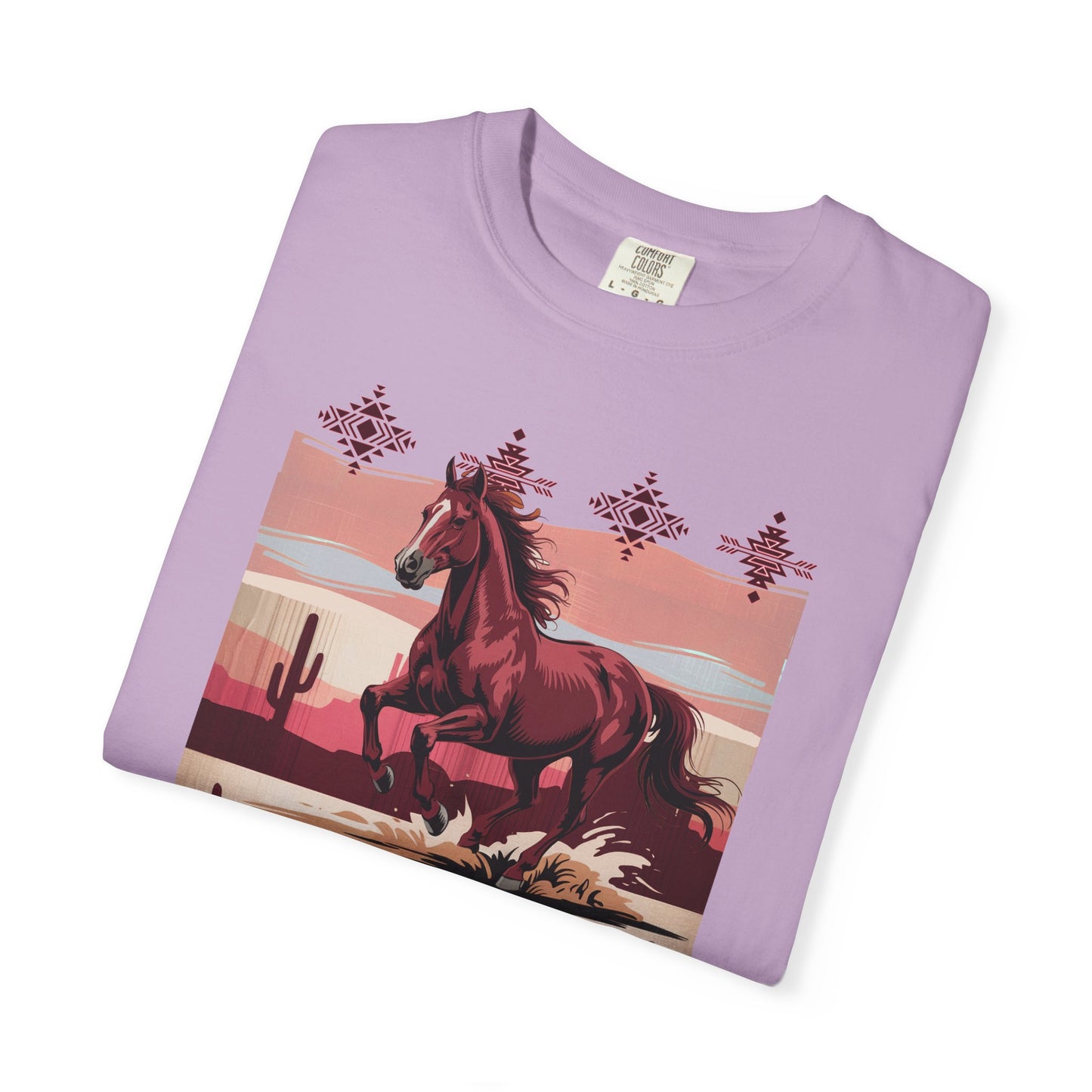 Desert Rose Equine Comfort Tee, Southwestern, Western, Utah, Arizona, Cactus