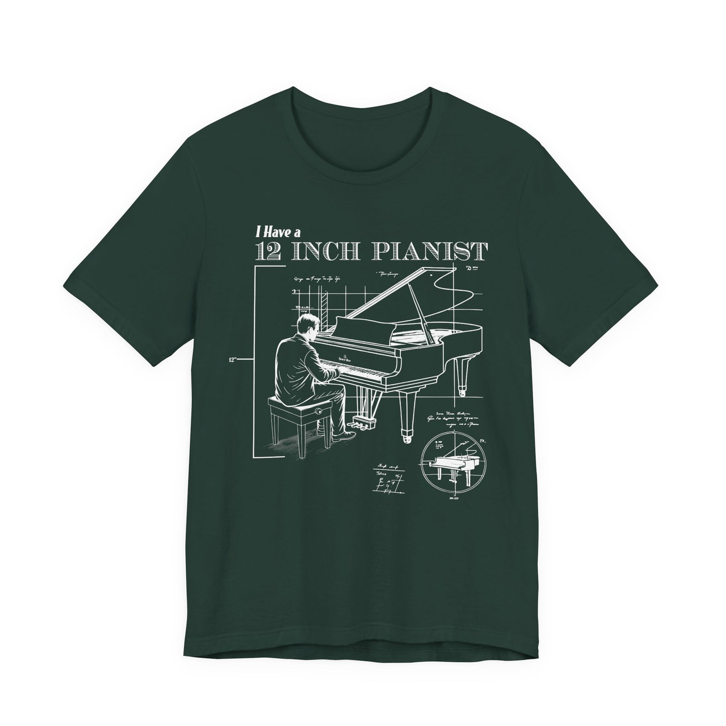 12 Inch Pianist T-Shirt