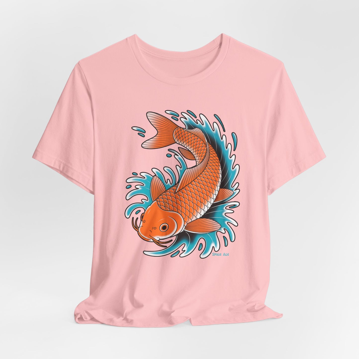 Koi Fish T-Shirt Traditional Tattoo