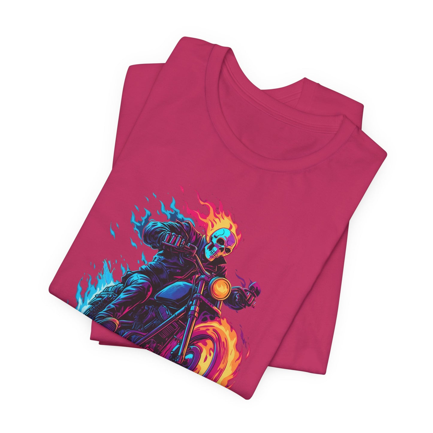 Hero Series - Flaming Bike T-Shirt