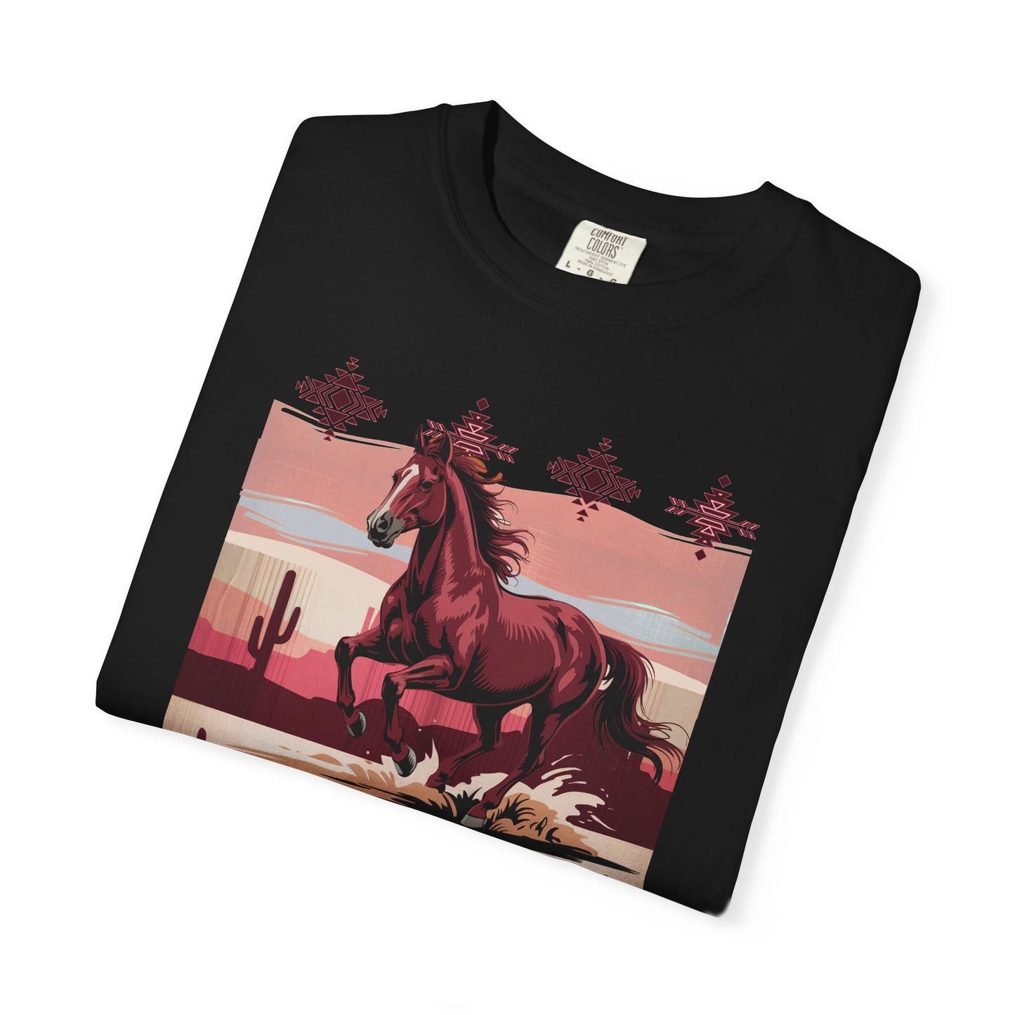 Desert Rose Equine Comfort Tee, Southwestern, Western, Utah, Arizona, Cactus