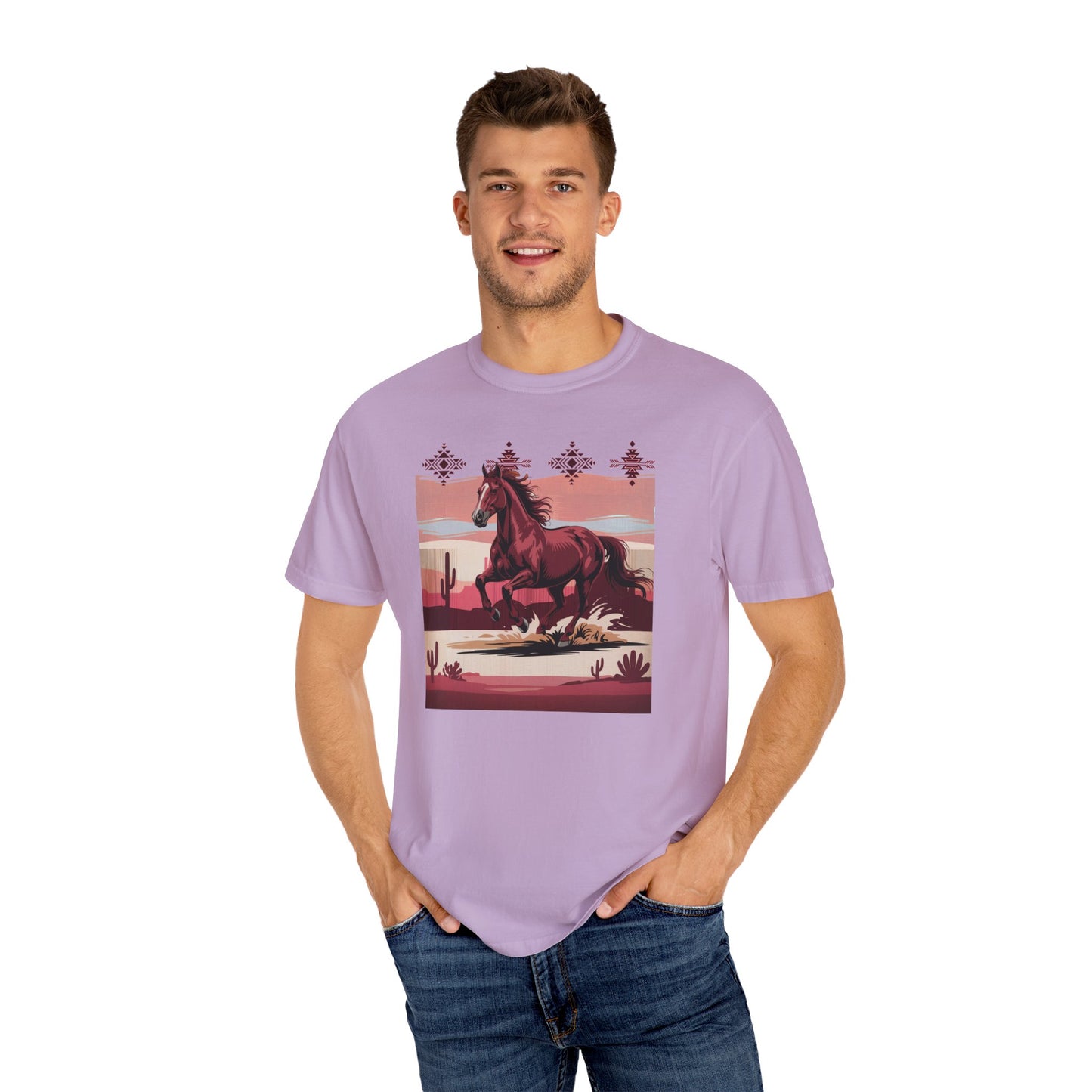 Desert Rose Equine Comfort Tee, Southwestern, Western, Utah, Arizona, Cactus
