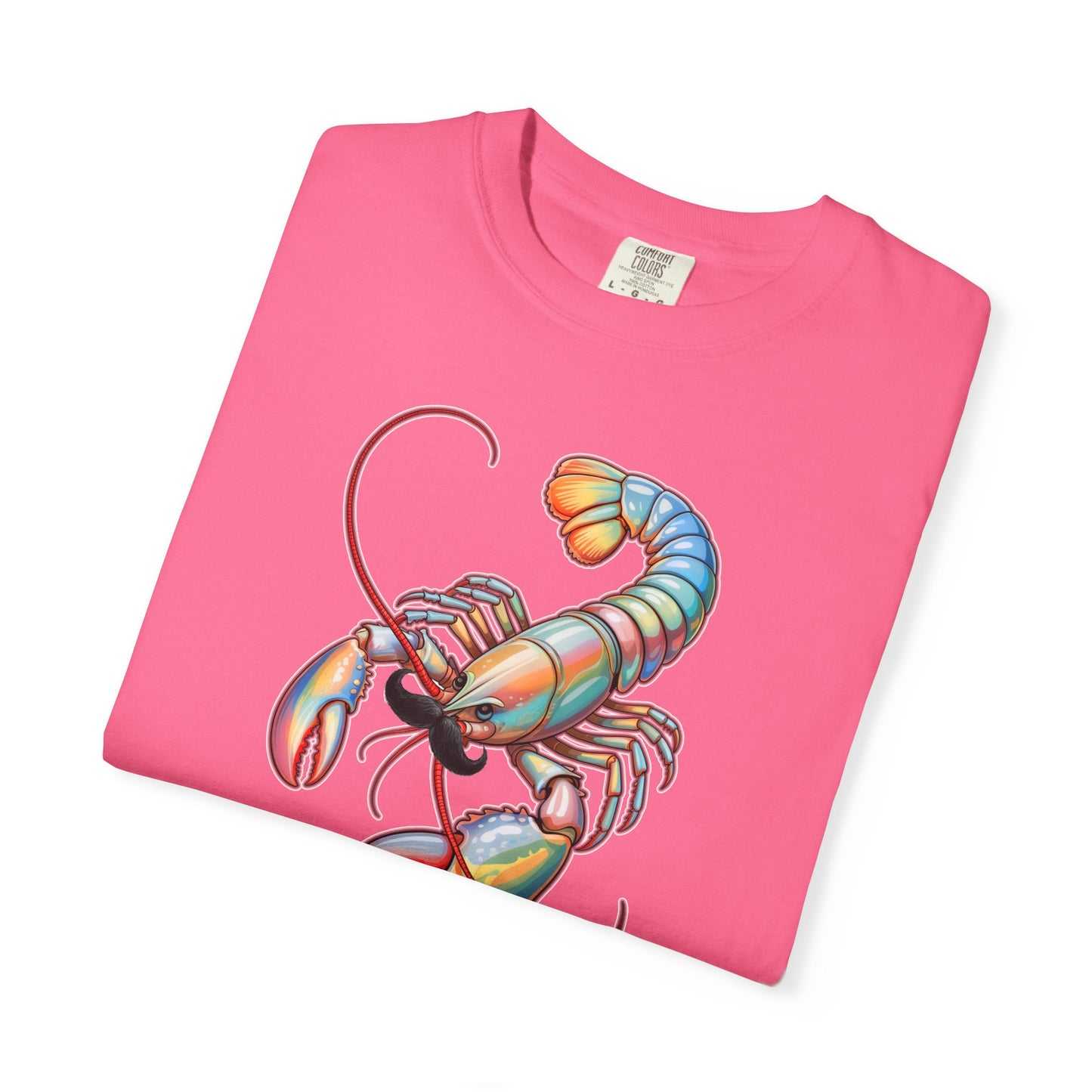 Cotton Candy Lobster Mania Graphic T-Shirt