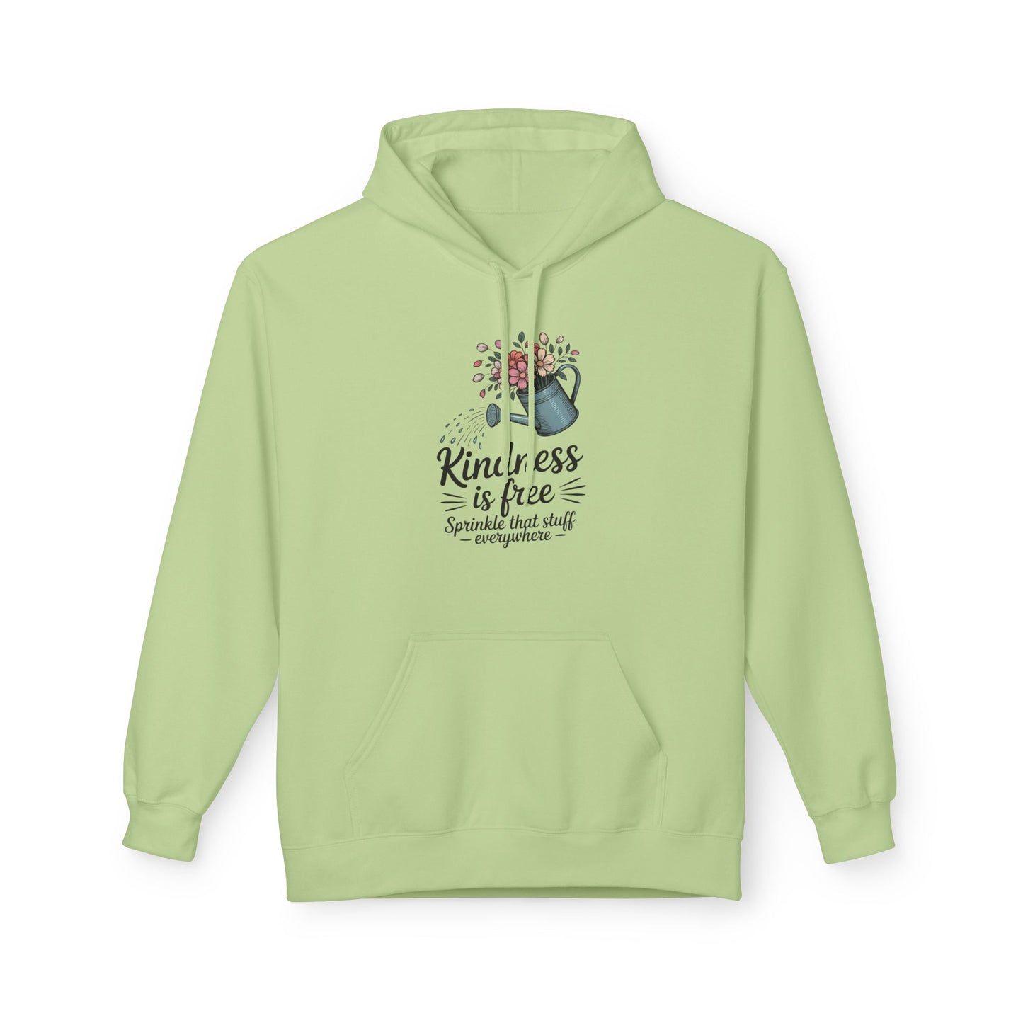 Kindness is Free Hoodie, Cozy Gift for Garden Lovers, Unisex Hoodie for Spring, Inspirational Apparel, Perfect for Earth Day