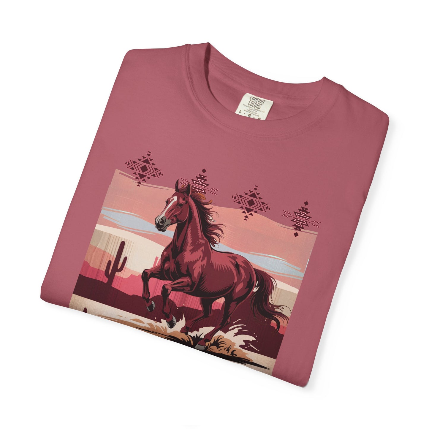 Desert Rose Equine Comfort Tee, Southwestern, Western, Utah, Arizona, Cactus