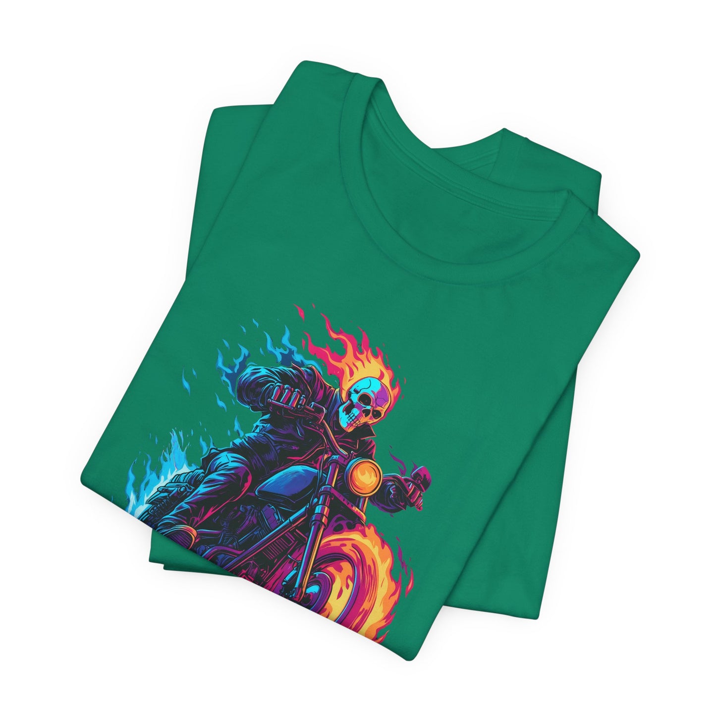 Hero Series - Flaming Bike T-Shirt