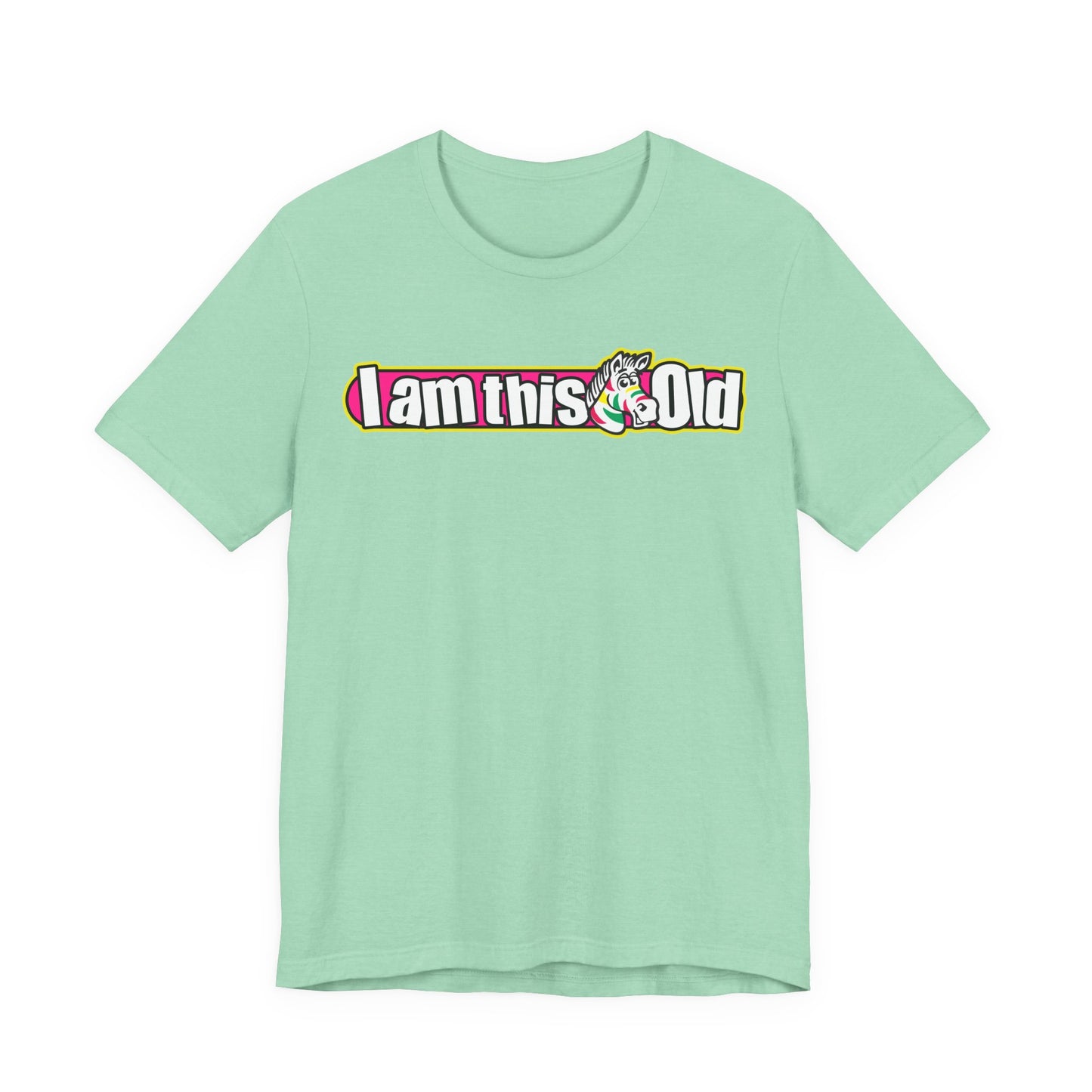 I am this old Fruit Stripe Gum Tshirt, novelty tee, Retro vintage logos
