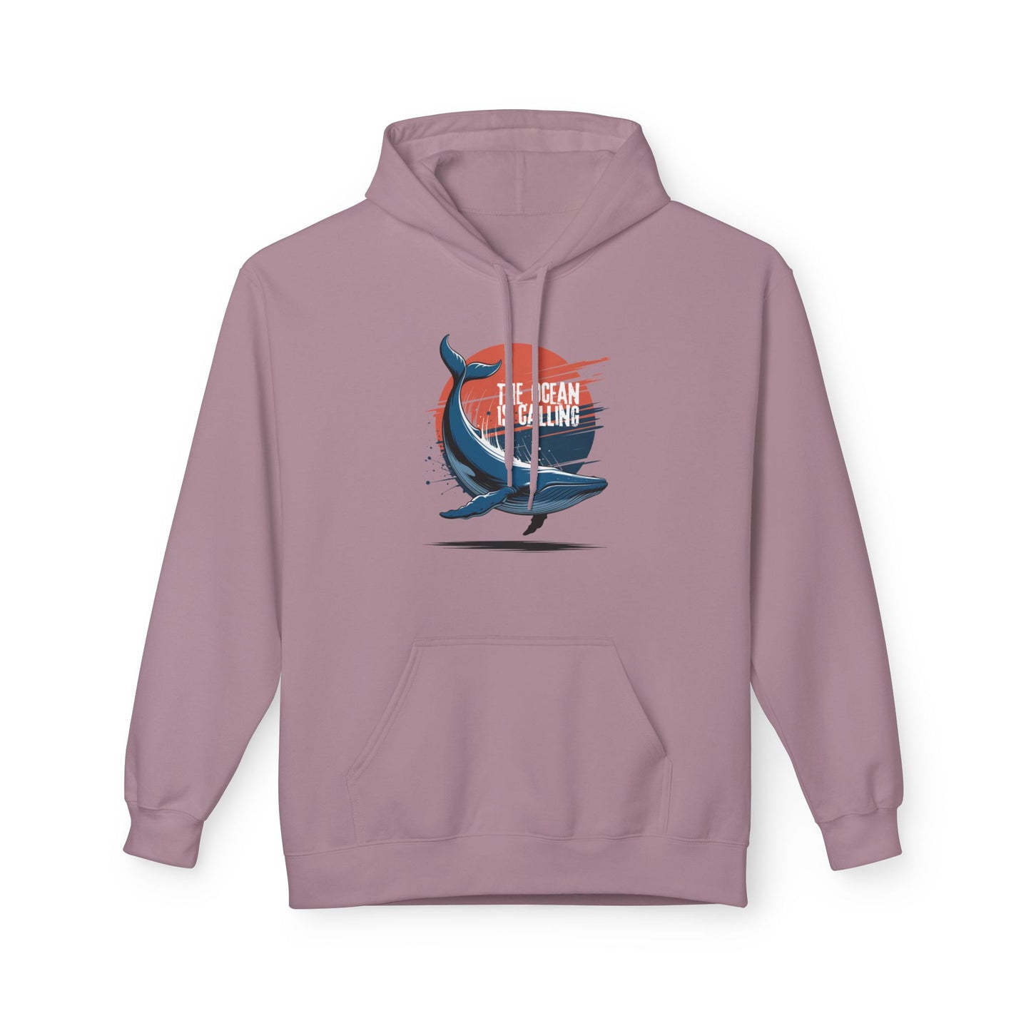 Whale Lover's Hoodie - Cozy Ocean Design, Gift for Beach Lovers, Casual Wear, Birthday Present, Eco-Friendly Apparel