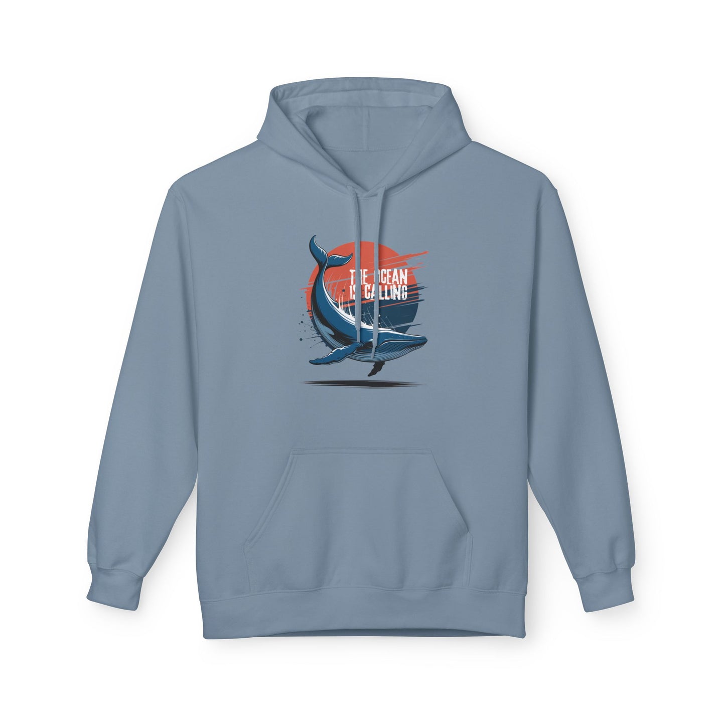 Whale Lover's Hoodie - Cozy Ocean Design, Gift for Beach Lovers, Casual Wear, Birthday Present, Eco-Friendly Apparel
