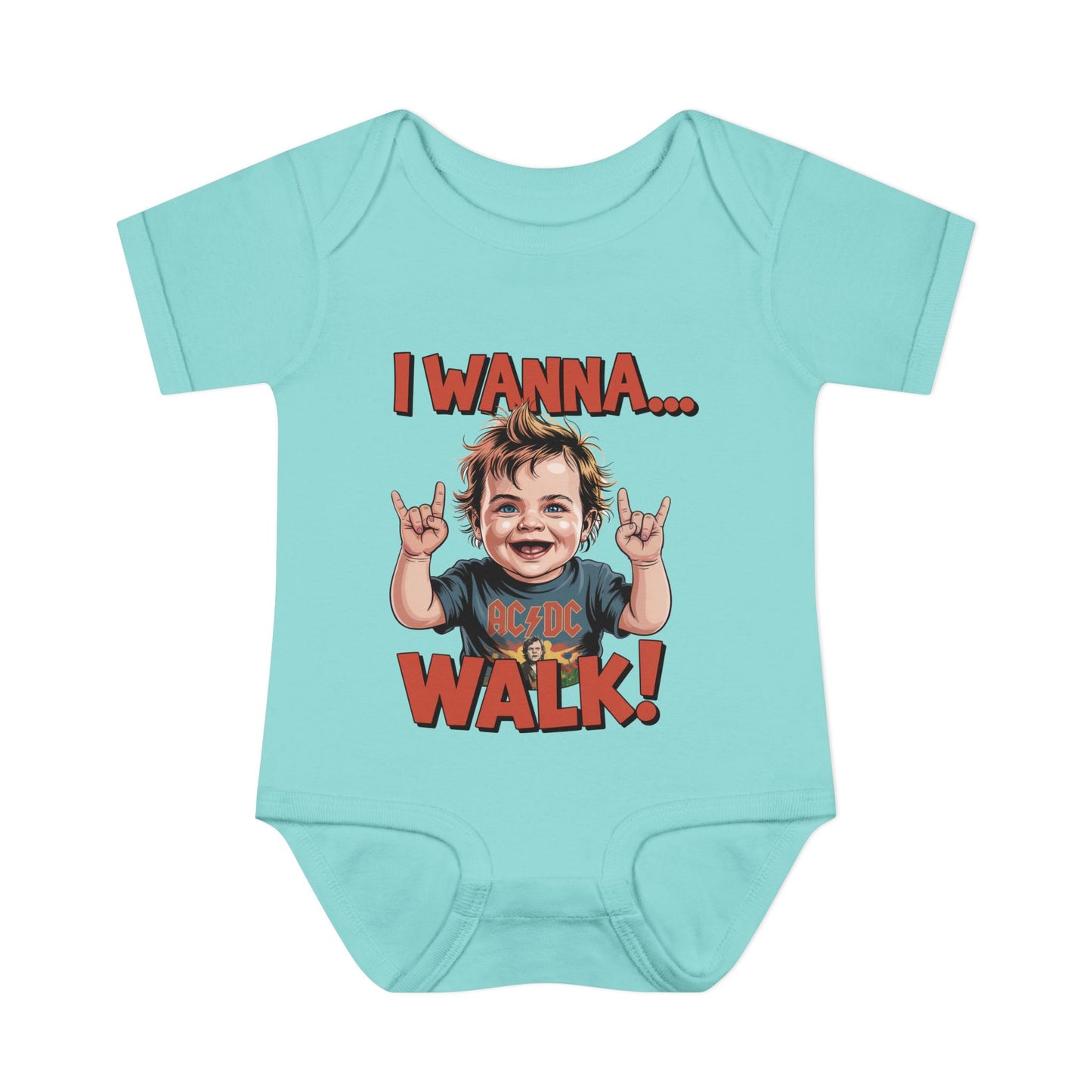 Infant Baby Rock n Roll Bodysuit Cute Baby Gift, New Parent Essentials, Baby Shower Gift, Musical Baby Onesie, Toddler Clothing