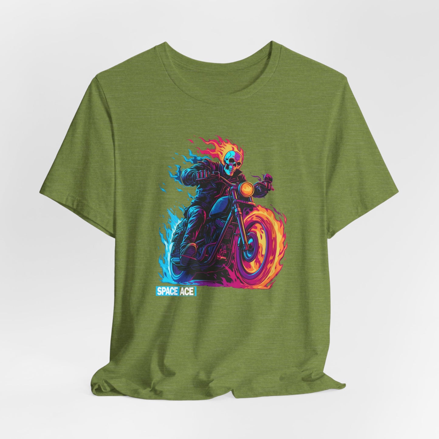 Hero Series - Flaming Bike T-Shirt