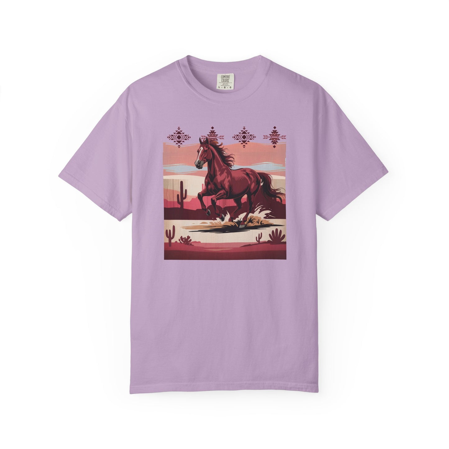 Desert Rose Equine Comfort Tee, Southwestern, Western, Utah, Arizona, Cactus
