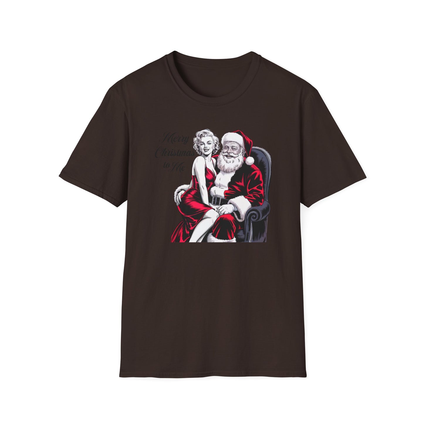 Monroe Christmas T-Shirt, Santa Graphic Tee, Holiday Apparel, Gift for Him/Her, Fun Xmas Top